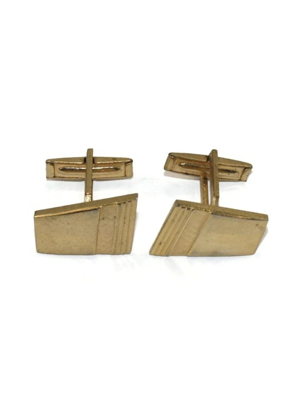 Vintage Gold Tone Cuff Links.
